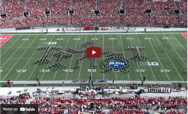 Image of Halftime: "The Music of Rush" - Ohio State vs. Maryland, 10/9/21