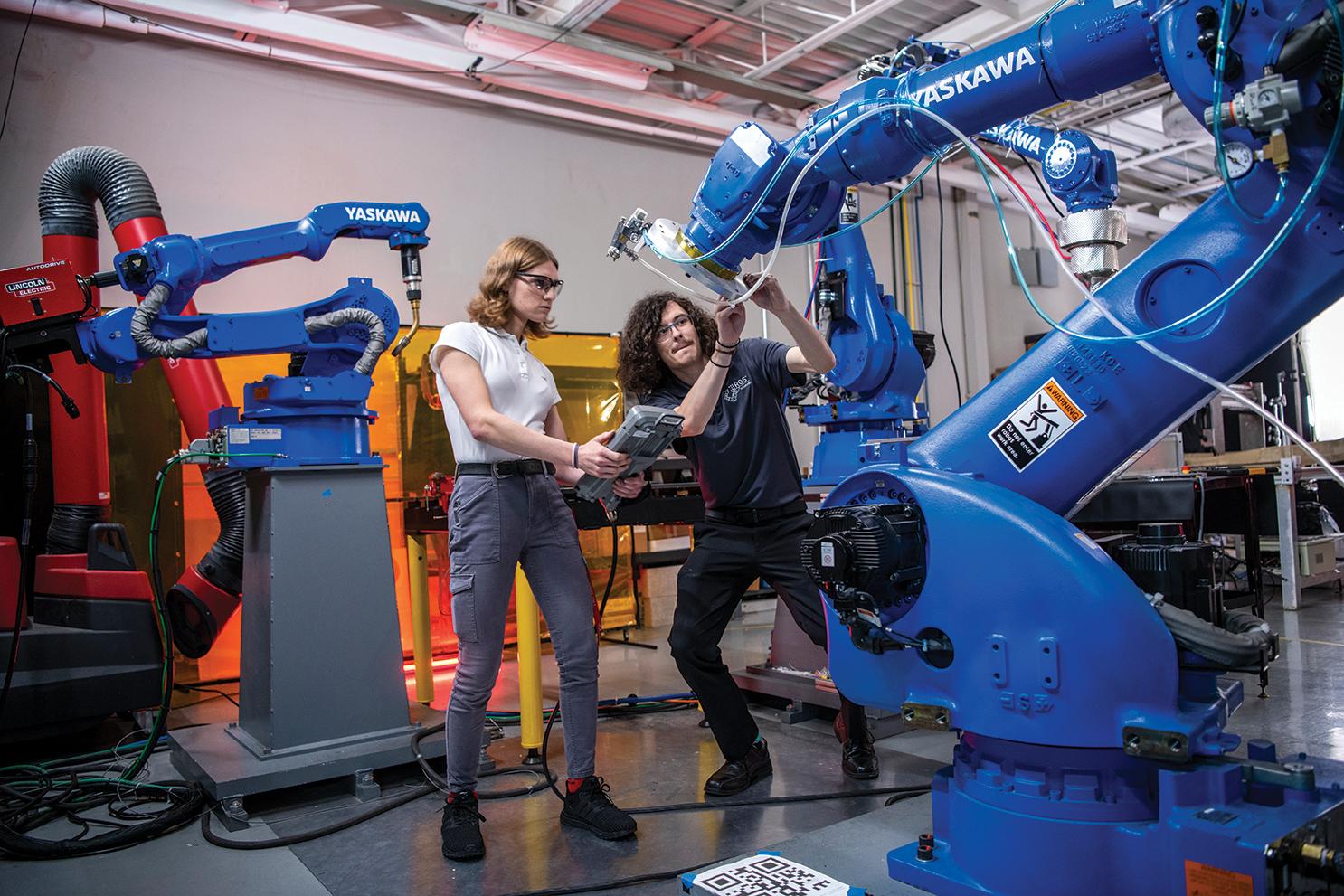 Students in Center for Design and Manufacturing Excellence