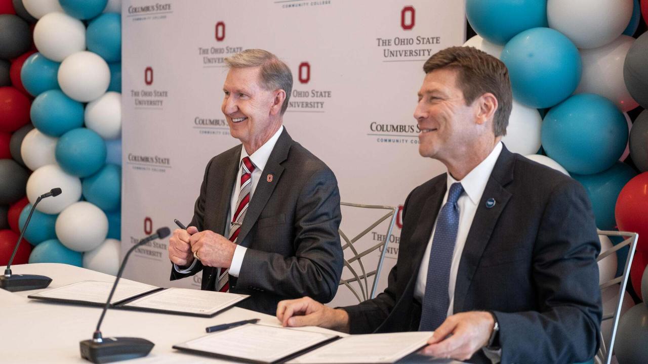 Ted Carter, David Harrison launch Buckeye Bridge